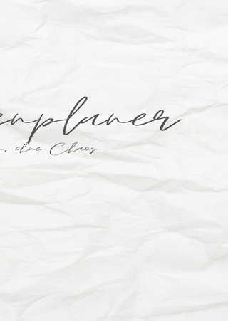 Ohne Chaos / Wochenplaner