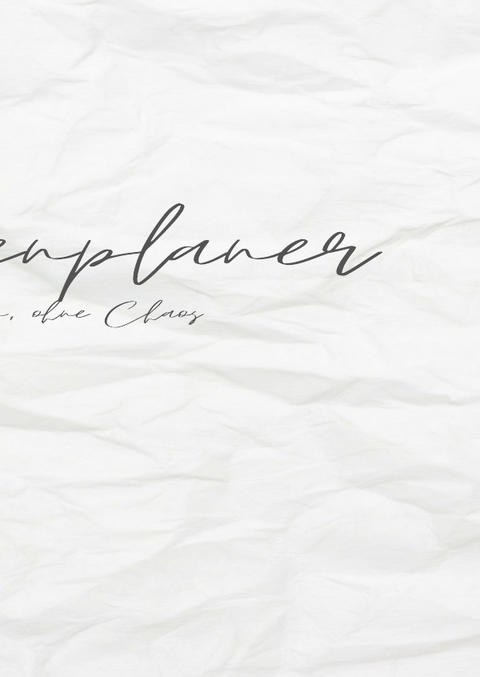 Ohne Chaos / Wochenplaner - Tina B