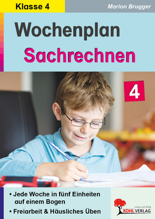 Wochenplan Sachrechnen / Klasse 4