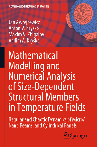 Mathematical Modelling and Numerical Analysis of Size-Dependent Structural Members in Temperature Fields