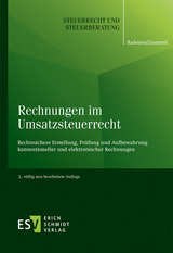 Rechnungen im Umsatzsteuerrecht - Rolf-R&uuml;diger Radeisen, Peter Zaumseil