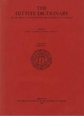 Hittite Dictionary of the Oriental Institute of the University of Chicago Volume L-N, fascicle 1 (la- to ma-) - H. G. Guterbock, Harry A. Hoffner, T. P. J. van den Hout