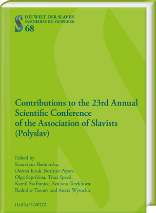 Contributions to the 23nd Annual Scientific Conference of the Association of Slavists (Polyslav)