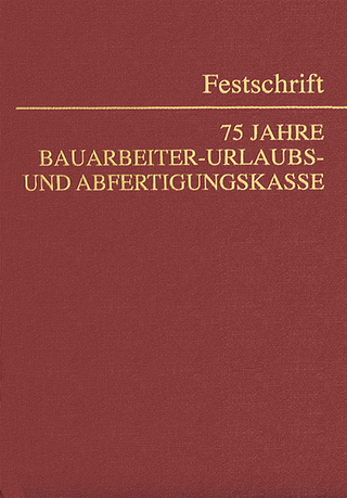 75 Jahre Bauarbeiter-Urlaubs- und Abfertigungskasse