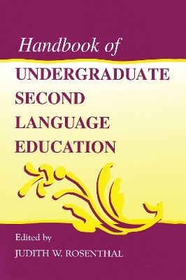 Handbook of Undergraduate Second Language Education - 
