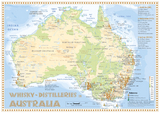 Whisky Distilleries Australia - Tasting Map - R&uuml;diger J&ouml;rg Hirst