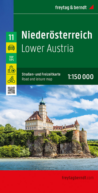 Niederösterreich, Straßen- und Freizeitkarte 1:150.000, freytag & berndt