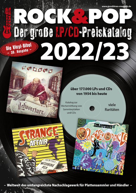 Der gro&szlig;e Rock & Pop LP/CD Preiskatalog 2022/23 - Martin Reichold