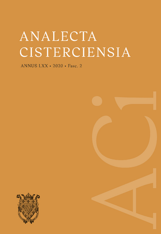 Analecta Cisterciensia 70 (2020) - Band 2/2 (Fasc. 2)