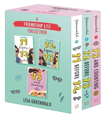 A Friendship List Collection 3-Book Box Set: 11 Before 12, 12 Before 13, 13 And Counting - Lisa Greenwald