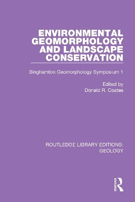 Environmental Geomorphology and Landscape Conservation