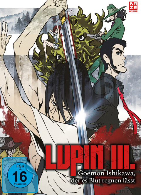 Lupin III. - Goemon Ishikawa, der es Blut regnen l&auml;sst - DVD - Takeshi Koike