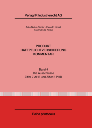 Produkthaftpflichtversicherung / Produkthaftpflichtversicherung Kommentar