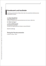 Standesamt und Ausländer - Brandhuber, Rupert; Zeyringer, Walter; Heussler, Willi