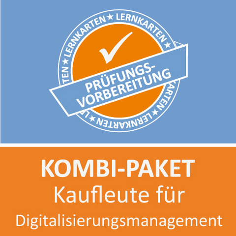 Kombi-Paket Kaufmann f&uuml;r Digitalisierungsmanagement Lernkarten - Jennifer Christiansen