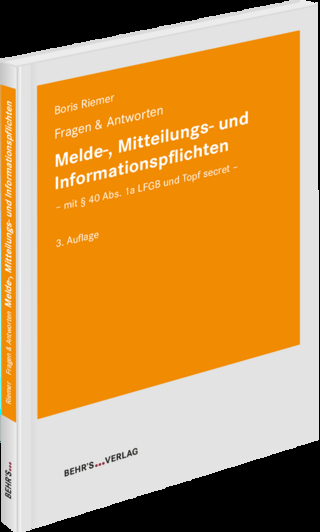 Melde-, Mitteilungs- und Informationspflichten