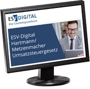 ESV-Digital Hartmann/Metzenmacher Umsatzsteuergesetz - Jahresabonnement bei Kombibezug Print und Datenbank