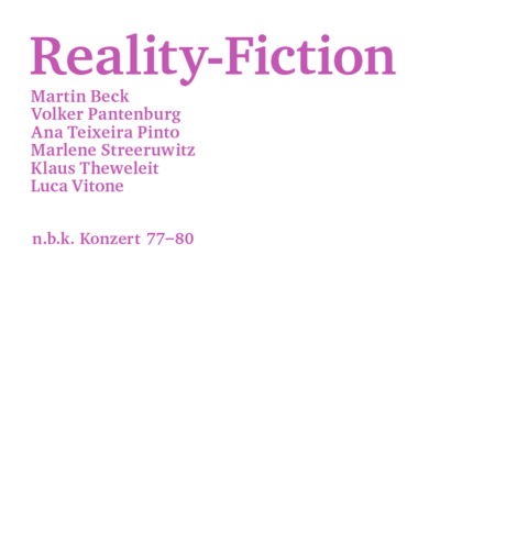 Reality &ndash; Fiction - 
