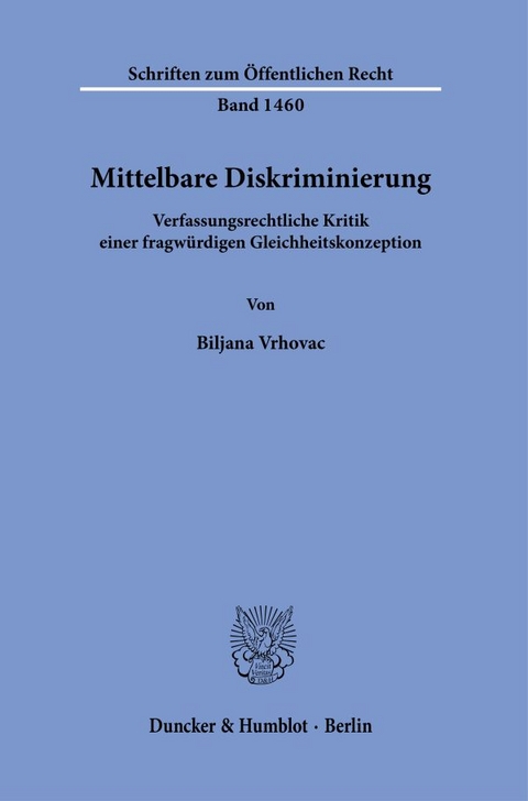 Mittelbare Diskriminierung. - Biljana Vrhovac