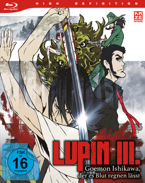 Lupin III. - Goemon Ishikawa, der es Blut regnen l&auml;sst - Blu-ray - Takeshi Koike