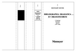 Reinhart Meyer: Bibliographia Dramatica et Dramaticorum. Einzelbände 1700-1800 / 1784-1786