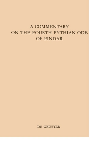 A Commentary on the Fourth Pythian Ode of Pindar