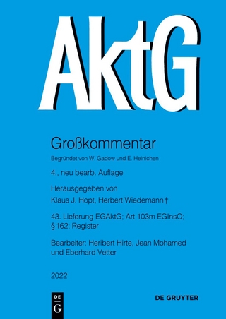 Aktiengesetz / EGAktG; § 162; Art 103m EGInsO