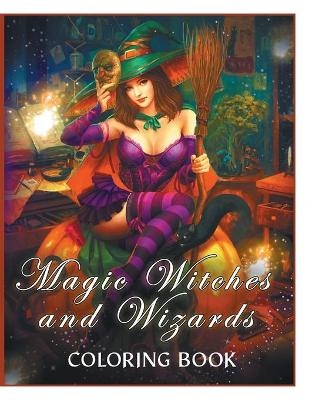 Magic Witches and Wizards Coloring Book - Gwymbell Tracy