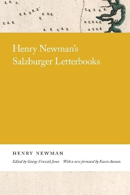 Henry Newman's Salzburger Letterbooks - Henry Newman