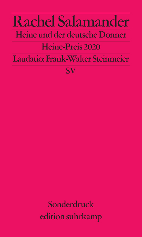 Heine und der deutsche Donner - Rachel Salamander