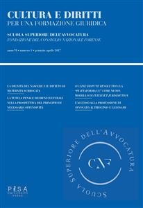 Cultura e diritti 1/2017 -  A.A.V.V.