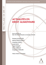 Actualit&eacute;s en droit alimentaire -  Collectif,  Anthemis
