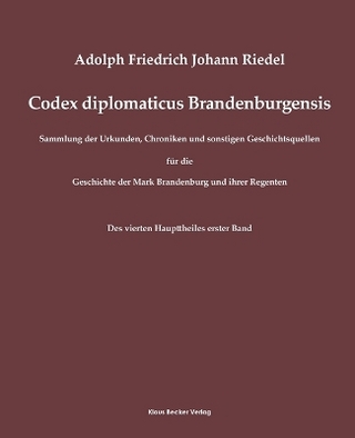 Codex diplomaticus Brandenburgensis