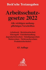 Arbeitsschutzgesetze 2022 - 