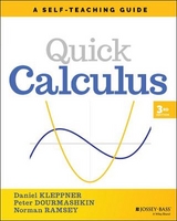 Quick Calculus - Kleppner, Daniel; Dourmashkin, Peter; Ramsey, Norman