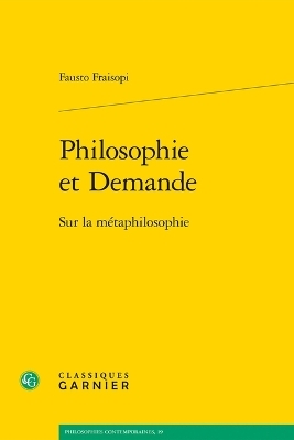 Philosophie Et Demande