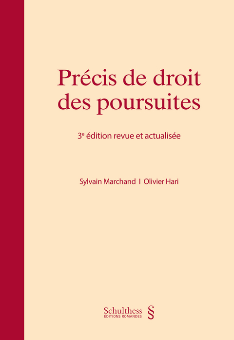 Pr&eacute;cis de droit des poursuites (PrintPlu&sect;) - Sylvain Marchand, Olivier Hari