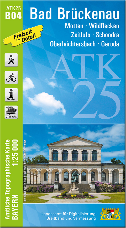 ATK25-B04 Bad Br&uuml;ckenau (Amtliche Topographische Karte 1:25000)