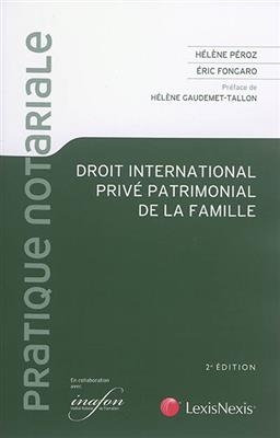 Droit international privé patrimonial de la famille