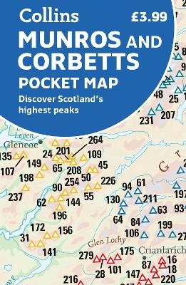 Munros and Corbetts Pocket Map -  Collins Maps