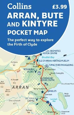 Arran, Bute and Kintyre Pocket Map