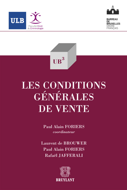 Les conditions g&eacute;n&eacute;rales de vente