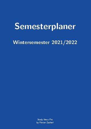 Semesterplan WS202122