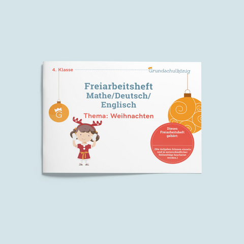 Freiarbeitsheft Weihnachten (4. Klasse) - Manuela Winter, Diana Wimmer