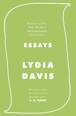 Essays - Lydia Davis