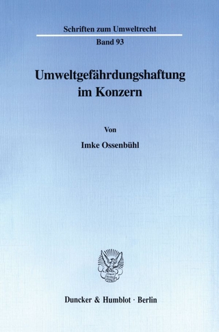 Umweltgefährdungshaftung im Konzern.