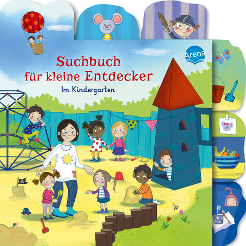 Suchbuch f&uuml;r kleine Entdecker. Im Kindergarten