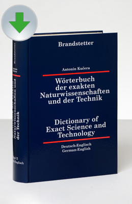 Wörterbuch der exakten Naturwissenschaften und der Technik Deutsch-Englisch / Englisch-Deutsch