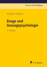 Zeuge und Aussagepsychologie - Jansen, Gabriele