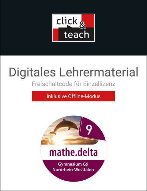 mathe.delta &ndash; Nordrhein-Westfalen / mathe.delta NRW click & teach 9 Box - 